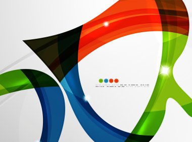 Pürüzsüz dalga satır arka plan