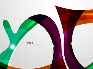 Yaprak şekli dalga arka plan