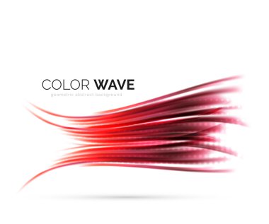 Soyut renk dalgası tasarım ögesi