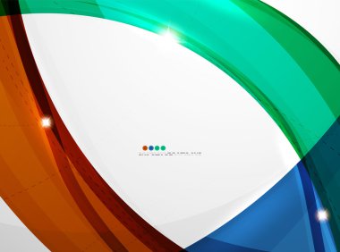 Yaprak şekli dalga arka plan