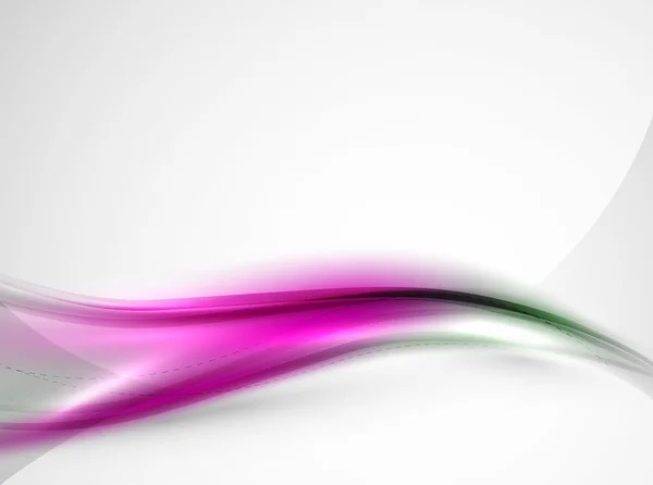 Vector seda blanco y púrpura ondas de color, idea de belleza coporate plantilla de identidad — Archivo Imágenes Vectoriales