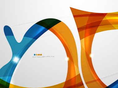 Yaprak şekli dalga arka plan