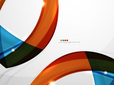 Yaprak şekli dalga arka plan