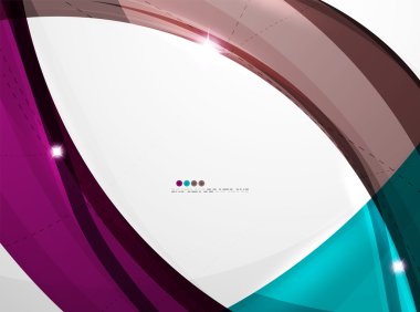 Pürüzsüz dalga satır arka plan