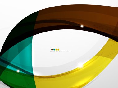 Yaprak şekli dalga arka plan