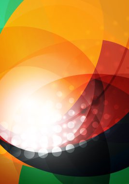 Kırmızı ve turuncu renk dalga arka plan