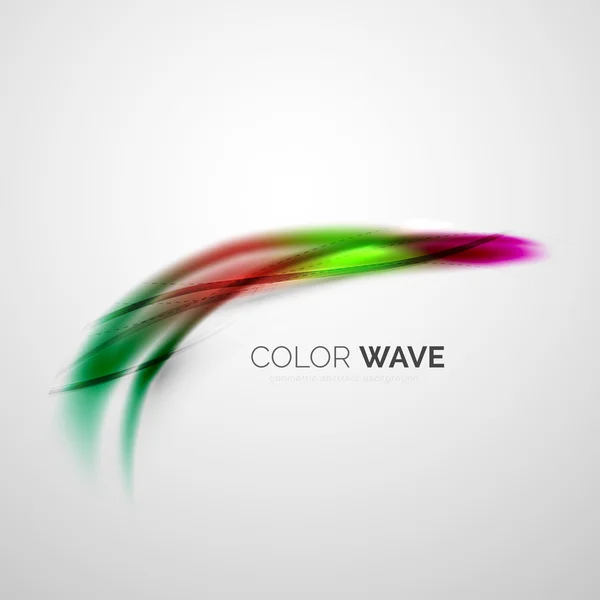 Elemento vector de onda de color — Archivo Imágenes Vectoriales