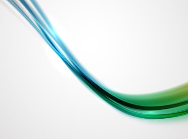 Modern eğri çizgiler şablonu