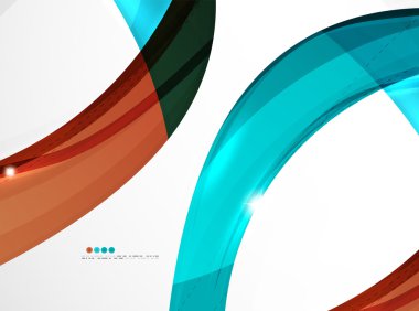 Yaprak şekli dalga arka plan