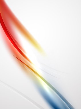 Modern eğri çizgiler şablonu