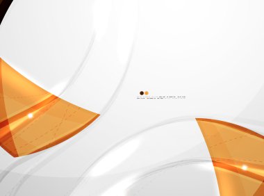 Parlak dalga modern hareket şablonu