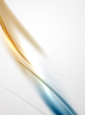 Modern eğri çizgiler şablonu