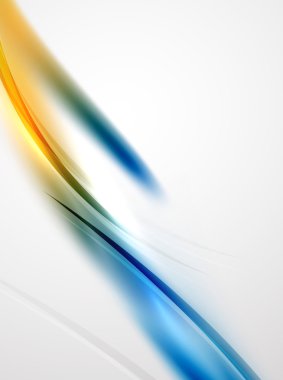 Modern eğri çizgiler şablonu