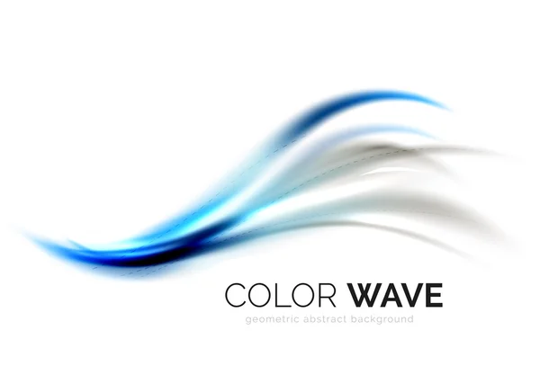 Abstract color wave design element — Stock Vector