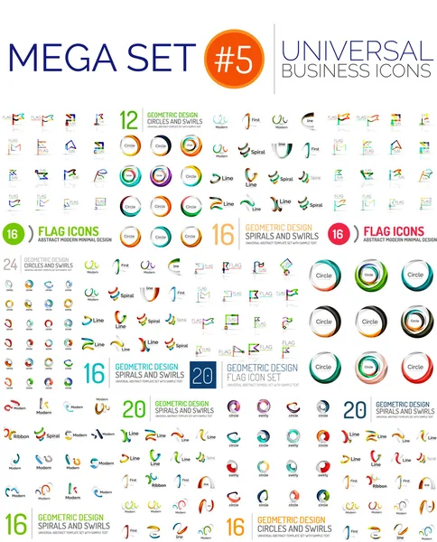 Logo mega collectie — Stockvector