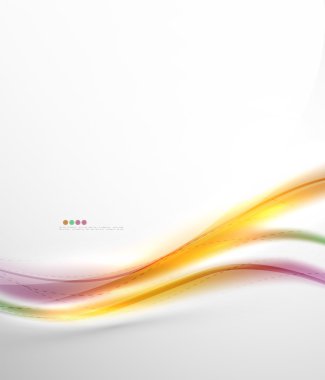 Parlayan dalga kurumsal iş kimlik şablonu bulanıklık