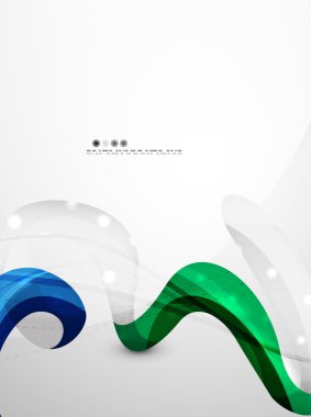 Arka plan dalga iş kurumsal şablon