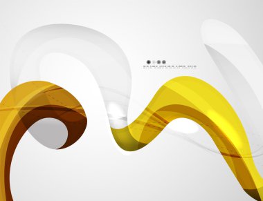 Parlak dalga modern hareket şablonu