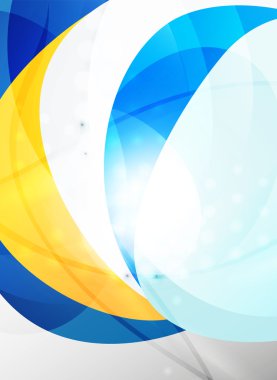 Modern eğri çizgiler şablonu