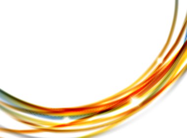 Girdap daire arka planda kırmızı ve turuncu renkli çizgiler