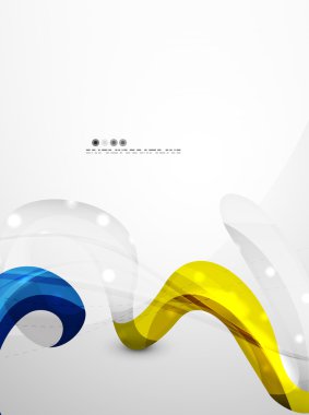 Arka plan dalga iş kurumsal şablon