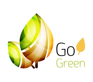 soyut yaprak simgesi