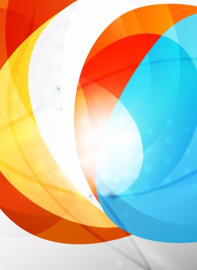 Vektör bulanık dalga soyut şablonu