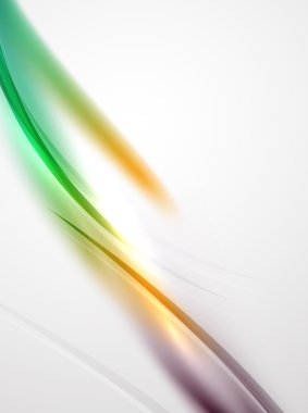 Modern eğri çizgiler şablonu