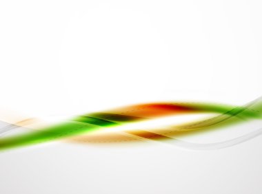 Gökkuşağı rengi parlak ipek zarif dalga