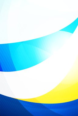 Modern eğri çizgiler şablonu