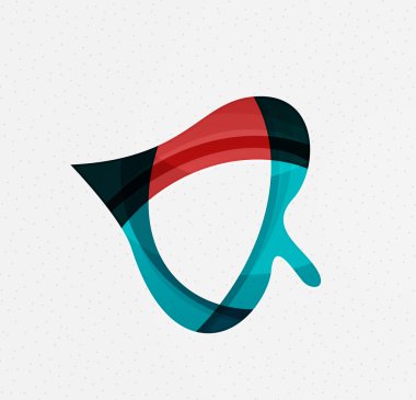 Yeşil kavramı, geometrik tasarım Eko yaprak