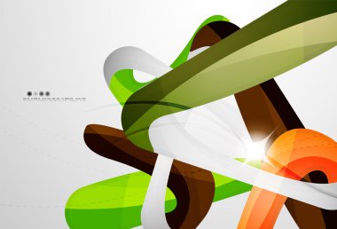 Şekil renkli çizgi girdap. Fütüristik arka plan