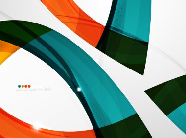 Yaprak şekli dalga arka plan