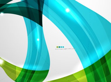 Pürüzsüz dalga satır arka plan