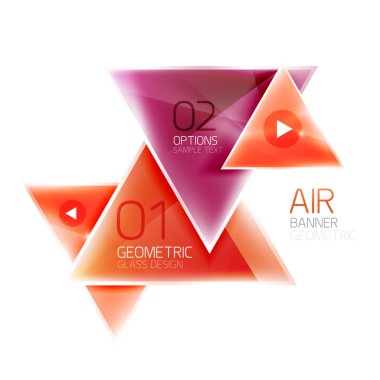 Hava üçgen arka plan