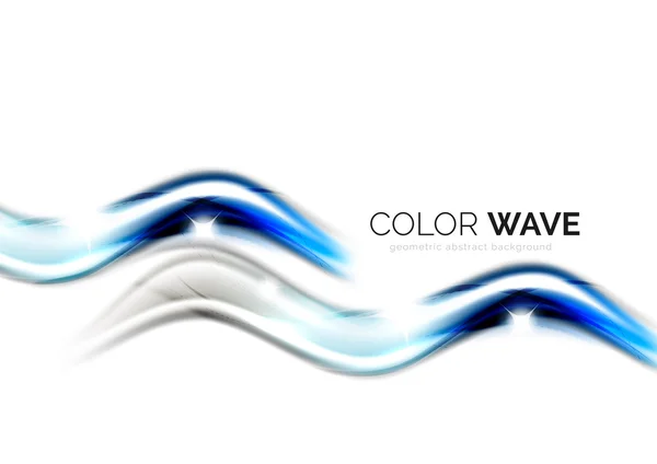 Abstract color wave design element — Stock Vector