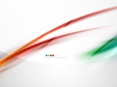 Gökkuşağı rengi parlak ipek zarif dalga