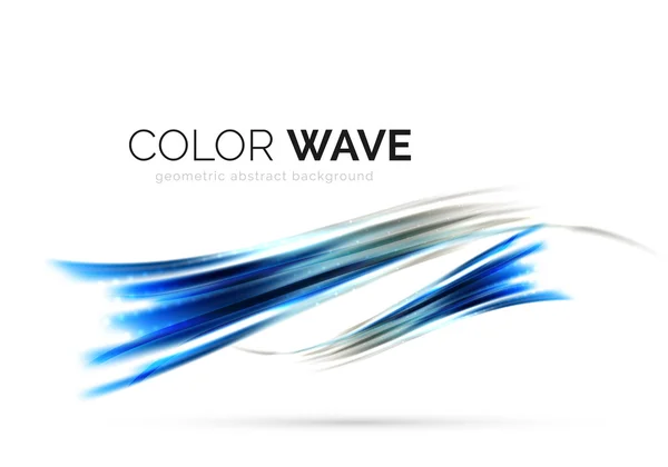 Абстрактный элемент цветовой волны — стоковый вектор