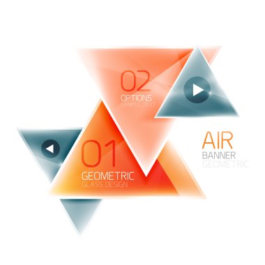 Hava üçgen arka plan