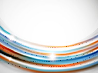 Parlak dalga, coporate iş broşür kimlik tasarımı