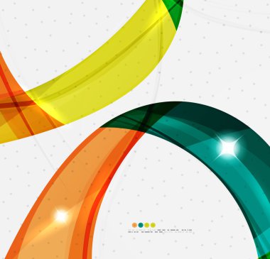 Pürüzsüz dalga satır arka plan