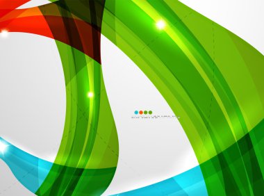 Yaprak şekli dalga arka plan