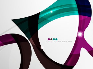 Yaprak şekli dalga arka plan