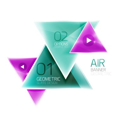 Hava üçgen arka plan