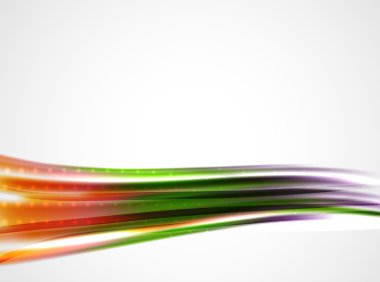 Parlak metalik dalga perde. Arka plan