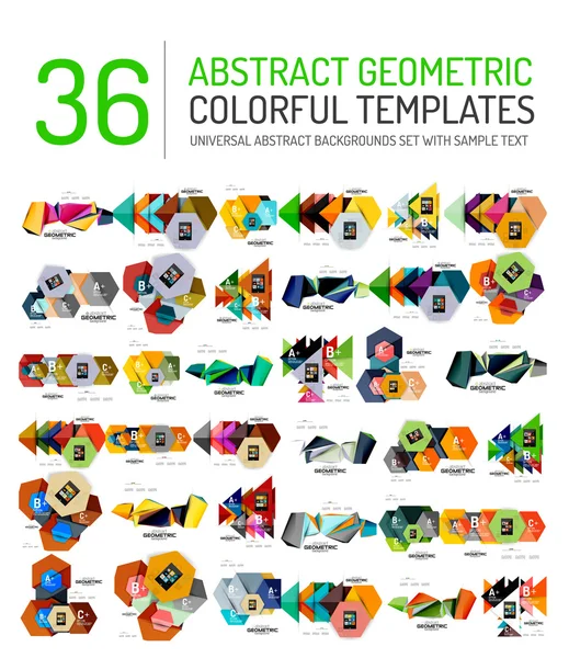 Colección de fondos abstractos — Archivo Imágenes Vectoriales