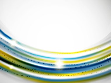 Parlak dalga, coporate iş broşür kimlik tasarımı