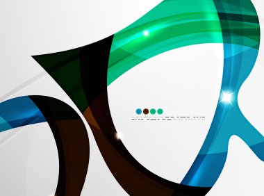 Pürüzsüz dalga satır arka plan