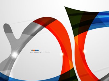 Yaprak şekli dalga arka plan