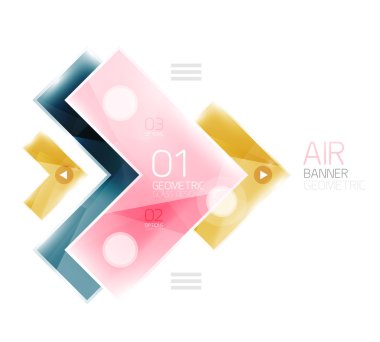 Ok iş Infographic şablonu